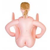 Надувная секс-кукла с реалистичной головой и поднятыми ножками - ToyFa - в Чебоксарах купить с доставкой