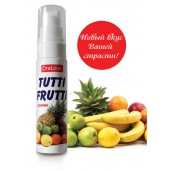 Гель-смазка Tutti-frutti со вкусом тропических фруктов - 30 гр. - Биоритм - купить с доставкой в Чебоксарах