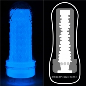 Светящийся в темноте мастурбатор Lumino Play Masturbator Ribbed - Lovetoy - в Чебоксарах купить с доставкой