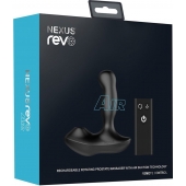 Черный вибратор-ротатор для стимуляции простаты Nexus Revo Air - Nexus Range - в Чебоксарах купить с доставкой