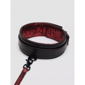 Стильный ошейник с поводком Reversible Faux Leather Collar and Lead - Fifty Shades of Grey - купить с доставкой в Чебоксарах