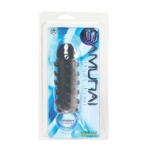 Дымчатая стимулирующая насадка с закрытой головкой SAMURAI PENIS SLEEVE BLACK - 14,5 см. - NMC - в Чебоксарах купить с доставкой