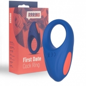 Синее эрекционное кольцо RRRING First Date Cock Ring - FeelzToys - в Чебоксарах купить с доставкой