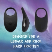 Черное эрекционное виброкольцо Thor Cockring - FeelzToys - в Чебоксарах купить с доставкой