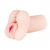 Мастурбатор без вибрации - вагина и анус - Baile - в Чебоксарах купить с доставкой Мастурбатор без вибрации - вагина и анус - Baile - в Чебоксарах купить с доставкой