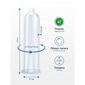 Презервативы MY.SIZE размер 47 - 10 шт. - My.Size - купить с доставкой в Чебоксарах