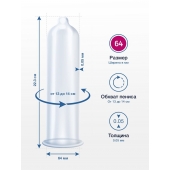 Презервативы MY.SIZE размер 64 - 10 шт. - My.Size - купить с доставкой в Чебоксарах