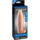 Телесная насадка Real Feel Enhancer XL - 17 см. - Pipedream - в Чебоксарах купить с доставкой