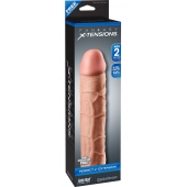 Телесная насадка Fantasy X-tensions Perfect 2  Extension - 20,3 см. - Pipedream - в Чебоксарах купить с доставкой