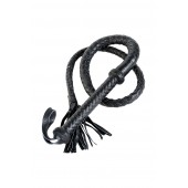 Длинный кожаный кнут с хлопушками на конце - ToyFa - купить с доставкой в Чебоксарах