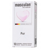 Супертонкие презервативы Masculan Pur - 10 шт. - Masculan - купить с доставкой в Чебоксарах