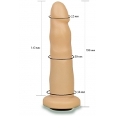 Телесная насадка Harness - 15,8 см. - LOVETOY (А-Полимер) - купить с доставкой в Чебоксарах