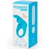 Голубое эрекционное виброкольцо Happy Rabbit Rechargeable Rabbit Cock Ring - Happy Rabbit - в Чебоксарах купить с доставкой