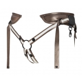 Бронзовый пояс для насадок Desirous Harness - Strap-on-me - купить с доставкой в Чебоксарах