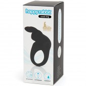 Черное эрекционное виброкольцо Happy Rabbit Rechargeable Rabbit Cock Ring - Happy Rabbit - в Чебоксарах купить с доставкой