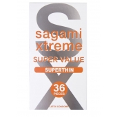 Ультратонкие презервативы Sagami Xtreme Superthin - 36 шт. - Sagami - купить с доставкой в Чебоксарах