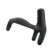 Черная вибронасадка на пенис Vibrating Penis Sling - Baile - в Чебоксарах купить с доставкой