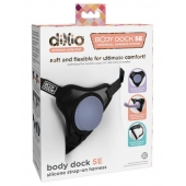 Черные трусики для страпона Body Dock SE на регулируемых ремнях - Pipedream - купить с доставкой в Чебоксарах