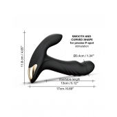 Черный вибромассажер простаты Multi P-Joy с 3 моторами - Dorcel - в Чебоксарах купить с доставкой