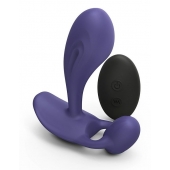 Темно-синий вибромассажер Witty P G Vibrator with Remote Control - Love to Love - в Чебоксарах купить с доставкой