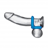 Комплект из 2 эрекционных колец-восьмерок 2-Pack Duo Cock And Ball Stamina Enhancement Ring - BlueLine - в Чебоксарах купить с доставкой