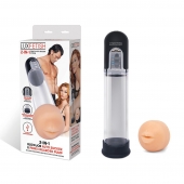 Автоматическая вакуумная помпа-мастурбатор Blowjob Auto Sucker Penis Enlarger Pump - Lux Fetish - в Чебоксарах купить с доставкой