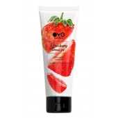 Лубрикант на водной основе OYO Aroma Gel Strawberry с ароматом клубники - 75 мл. - OYO - купить с доставкой в Чебоксарах