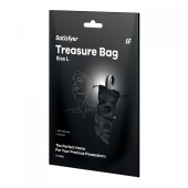 Черный мешочек для хранения игрушек Treasure Bag L - Satisfyer - купить с доставкой в Чебоксарах