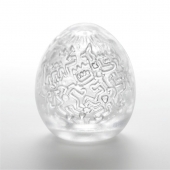 Мастурбатор-яйцо Keith Haring EGG PARTY - Tenga - в Чебоксарах купить с доставкой