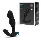 Черный утяжеленный анальный стимулятор Rocker Plug - 12 см. - b-Vibe - в Чебоксарах купить с доставкой