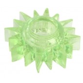 Зеленое эрекционное кольцо-солнце - Toyfa Basic - в Чебоксарах купить с доставкой