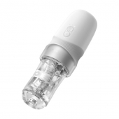 Белый автоматический мастурбатор Extra Sauce - Sauce - в Чебоксарах купить с доставкой Белый автоматический мастурбатор Extra Sauce - Sauce - в Чебоксарах купить с доставкой