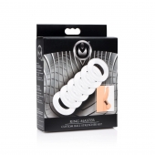 Комплект из 6 прозрачных эрекционных колец Ring Master Custom Ball Stretcher Kit - XR Brands - в Чебоксарах купить с доставкой