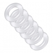 Комплект из 6 прозрачных эрекционных колец Ring Master Custom Ball Stretcher Kit - XR Brands - в Чебоксарах купить с доставкой