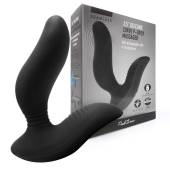 Черный вибромассажер простаты 3,5’’ Curve P-spot Massager - 12 см. - Erokay - в Чебоксарах купить с доставкой