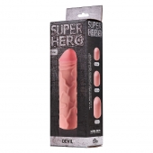 Фаллоудлинитель SUPER HERO Dewil - 17,5 см. - Lola Games - в Чебоксарах купить с доставкой