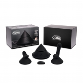 Конусный вибромассажер Cowgirl Cone с 2 насадками - CowGirl - купить с доставкой в Чебоксарах