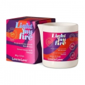 Массажная свеча Light My Fire Coconut с ароматом кокоса - 65 гр. - Love to Love - купить с доставкой в Чебоксарах