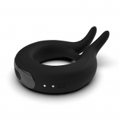 Черное эрекционное кольцо Marry Me Rechargeable Vibrating Cockring - Adrien Lastic - в Чебоксарах купить с доставкой