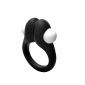 Черное эрекционное кольцо Zippy Vibrating Ring With Bullet - Adrien Lastic - в Чебоксарах купить с доставкой