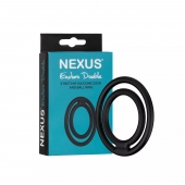 Черное двойное эрекционное кольцо Nexus Enduro Double - Nexus Range - в Чебоксарах купить с доставкой