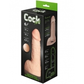 Телесный фаллоудлинитель с мошонкой Cock Next - 17 см. - LOVETOY (А-Полимер) - в Чебоксарах купить с доставкой