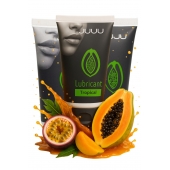 Набор из 3 съедобных лубрикантов JUJU со вкусом тропических фруктов - JuJu - купить с доставкой в Чебоксарах