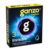 Супертонкие презервативы Ganzo Invisible - 3 шт. - Ganzo - купить с доставкой в Чебоксарах