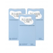 Набор из 3 упаковок ультратонких презервативов Pleasure Lab (по 12 шт.) - Pleasure Lab - купить с доставкой в Чебоксарах