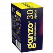 Ароматизированные презервативы Ganzo Juice - 30 шт. - Ganzo - купить с доставкой в Чебоксарах