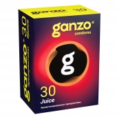 Ароматизированные презервативы Ganzo Juice - 30 шт. - Ganzo - купить с доставкой в Чебоксарах