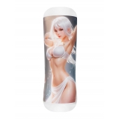 Двусторонний мастурбатор в колбе аниме - вагина и ротик - Tokyo Style - в Чебоксарах купить с доставкой Двусторонний мастурбатор в колбе аниме - вагина и ротик - Tokyo Style - в Чебоксарах купить с доставкой