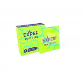 Ультратонкие презервативы Expert Invisible - 3 шт. - Expert - купить с доставкой в Чебоксарах