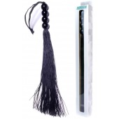 Черная силиконовая плеть - 37 см. - Boys of Toys - купить с доставкой в Чебоксарах